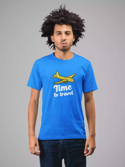 Travel Time - Sukhiaatma Unisex Graphic Printed T-shirt