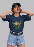 Van love - Sukhiaatma Unisex Graphic Printed Navy Blue T-shirt