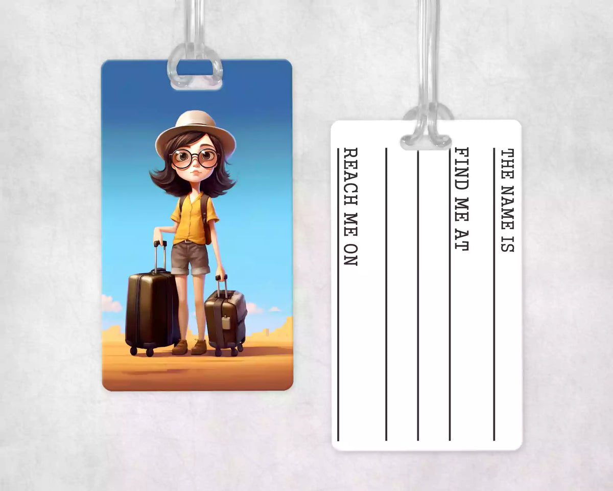 Travel Time (F) - Luggage Tag