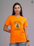 Ubhe Vitevari -Orange- Sukhiaatma Wari/वारी T-Shirt