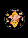 Vighnaharta- Black - Sukhiaatma Ganpati T-shirt