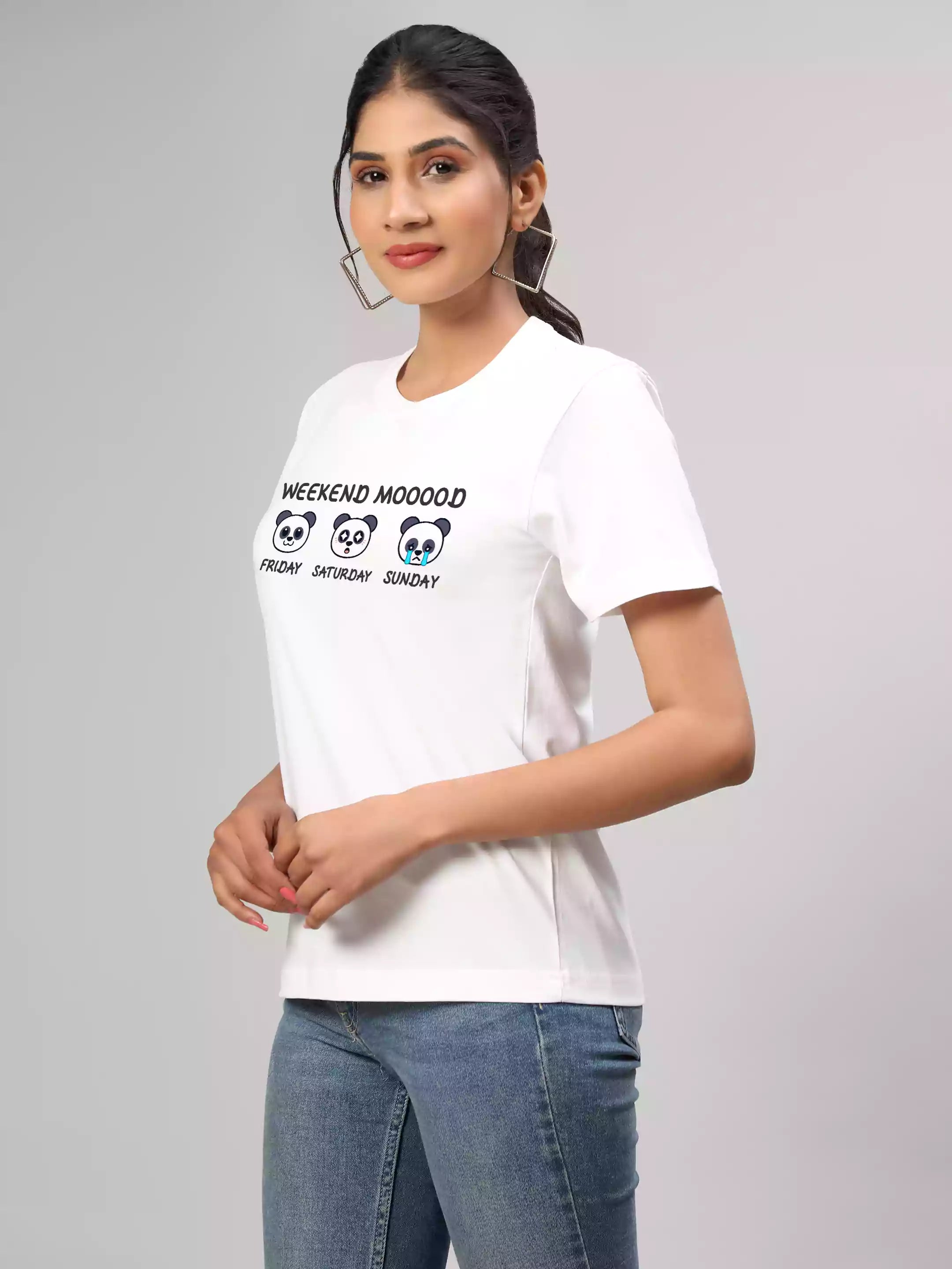 Weekend Mood - Sukhiaatma Unisex Graphic Printed T-shirt