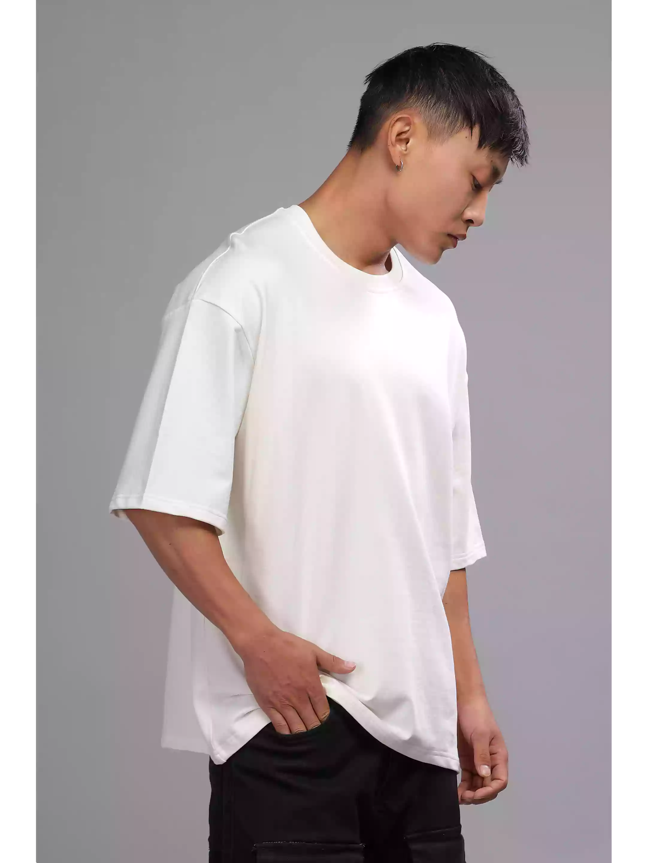 Solid White Over sized - Sukhiaatma Unisex T-shirt