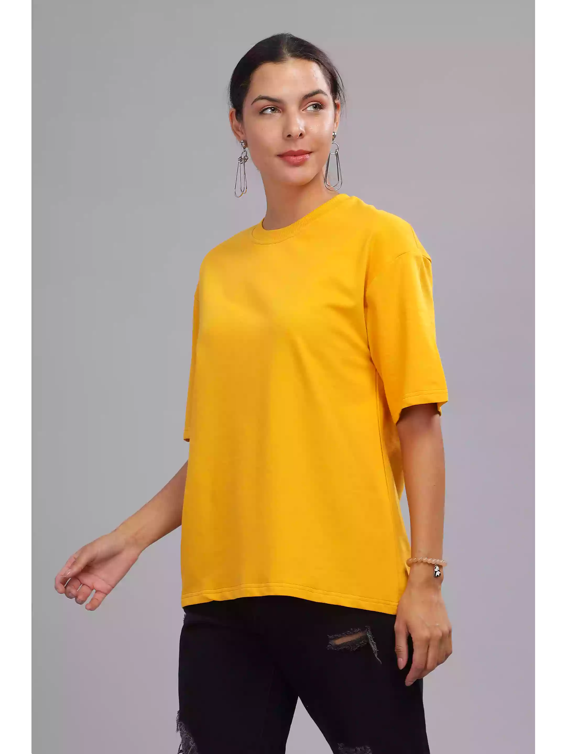 Solid Yellow Over sized - Sukhiaatma Unisex T-shirt
