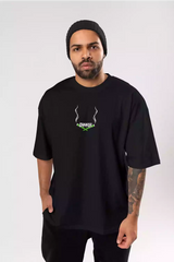 Zakaas Black - Sukhiaatma Unisex Oversized Black T-shirt