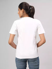 Friyay - Sukhiaatma Unisex Graphic Printed White T-shirt