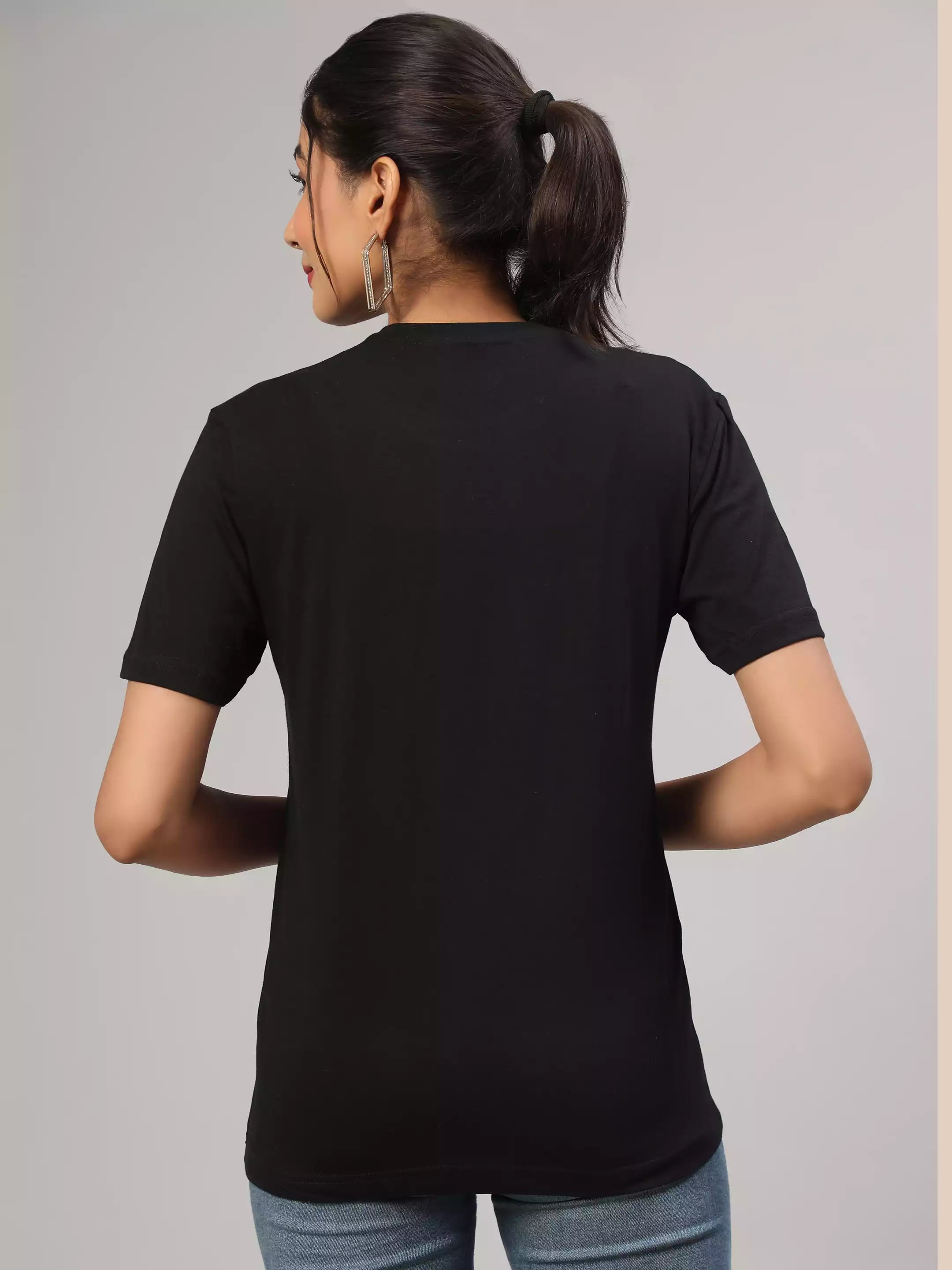 Misal - Sukhiaatma Unisex Graphic Printed  Black T-shirt