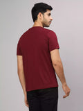 Still waiting  - Sukhiaatma Unisex Graphic Printed Marron T-shirt Maroon