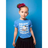 Meow - Sukhiaatma Unisex Graphic Printed Kids T-shirt