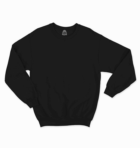 Sukhiaatma Unisex Basic Black Sweatshirt