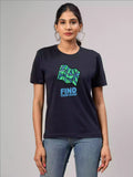 Find your Road - Sukhiaatma Unisex Graphic Printed Royal Blue T-shirt