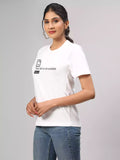 Girl not Available - Sukhiaatma Unisex Graphic Printed  White T-shirt