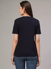 Hangover - Sukhiaatma Unisex Graphic Printed Black T-shirt
