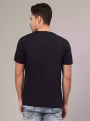 Music Love - Sukhiaatma Unisex Graphic Printed Black T-shirt