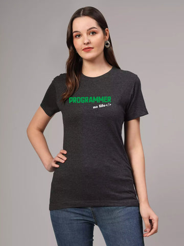 No Life - Sukhiaatma Unisex Graphic Printed Black T-shirt