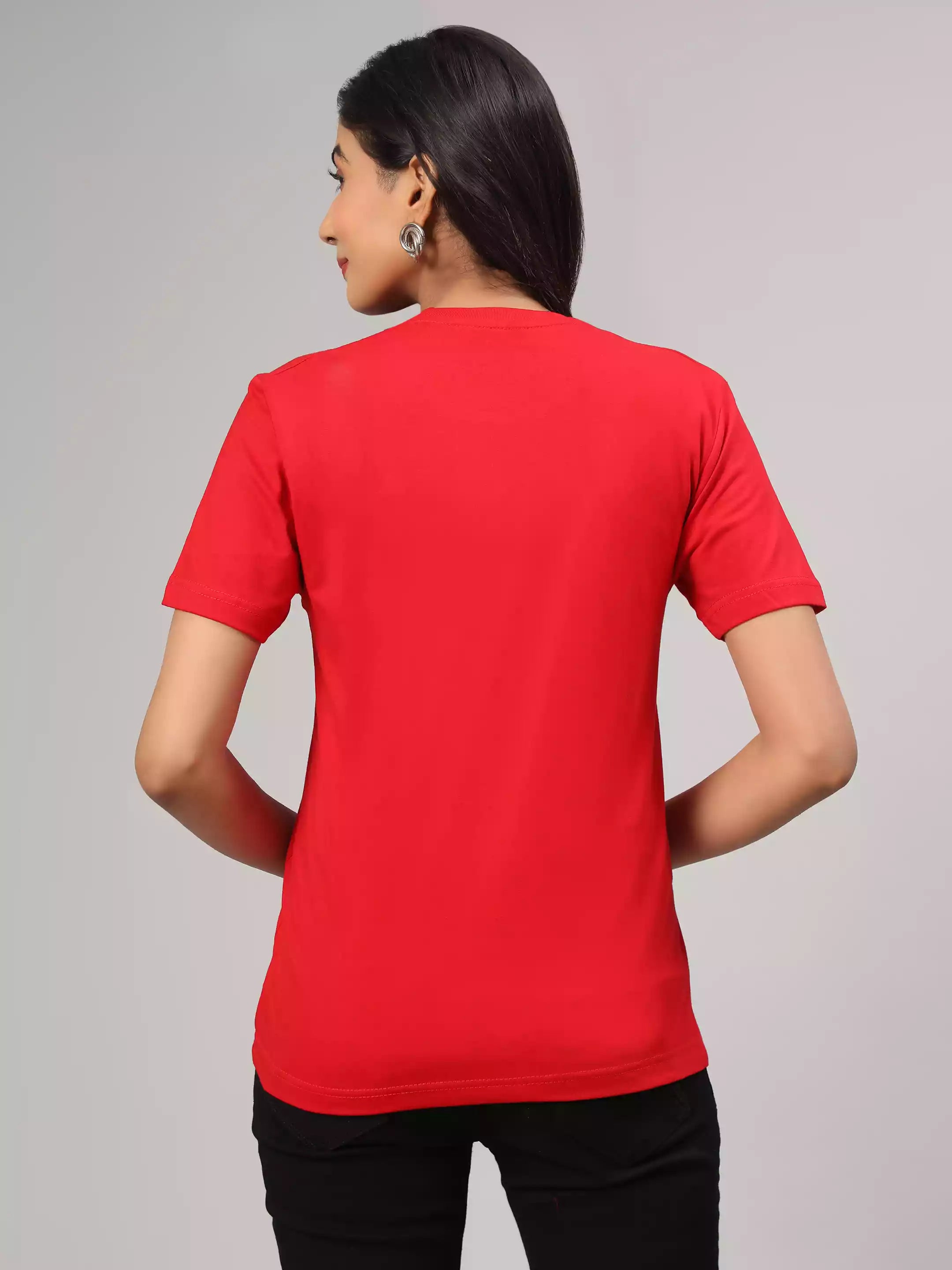 Malvan - Sukhiaatma Unisex Graphic Printed Red T-shirt